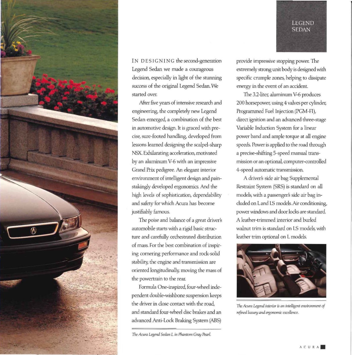 1992 Acura Brochure Page 17
